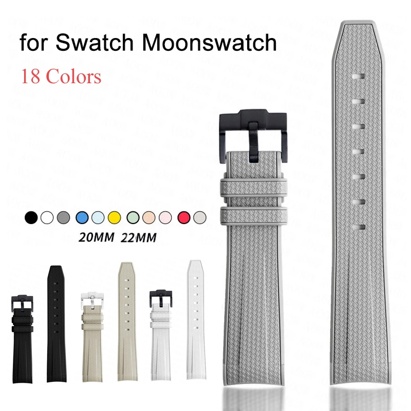 Luxury Watch Omega - Silikon Kayış Swatch X Omega Moonswatch