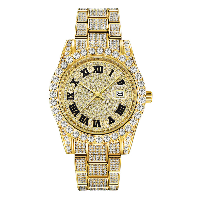 Zen Luxury Watch - Erkekler için serin elmas saatler Hip