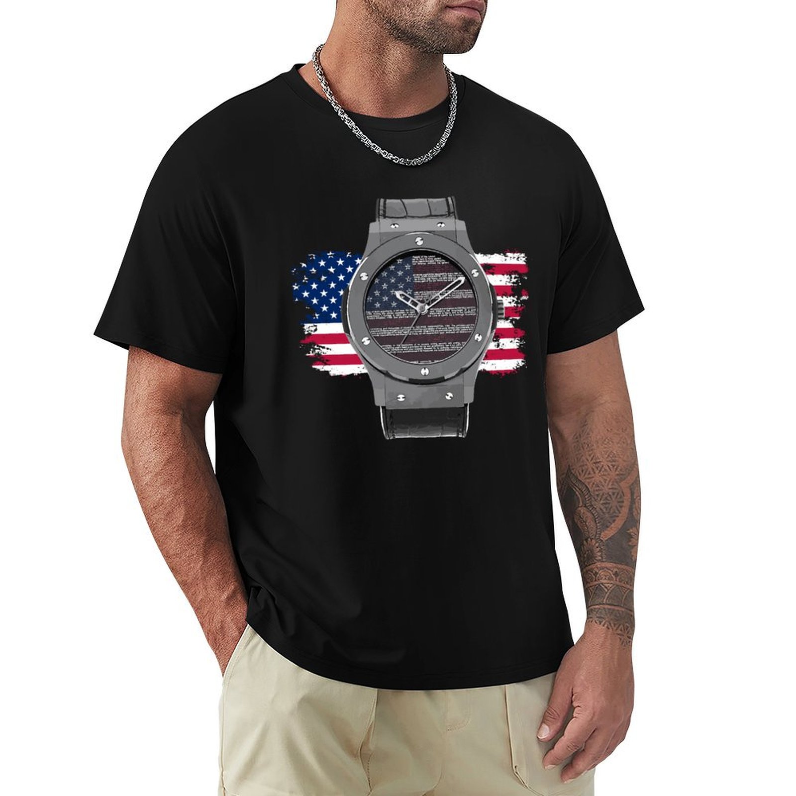 Luxury Watch Drawing - LÜKS SAAT ÇİZİMİ T-Shirt Cadılar Bayramı