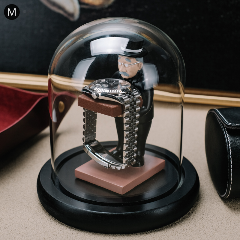Luxury Watch Vintage - Masa Vintage saat tutucu organizatör durumda