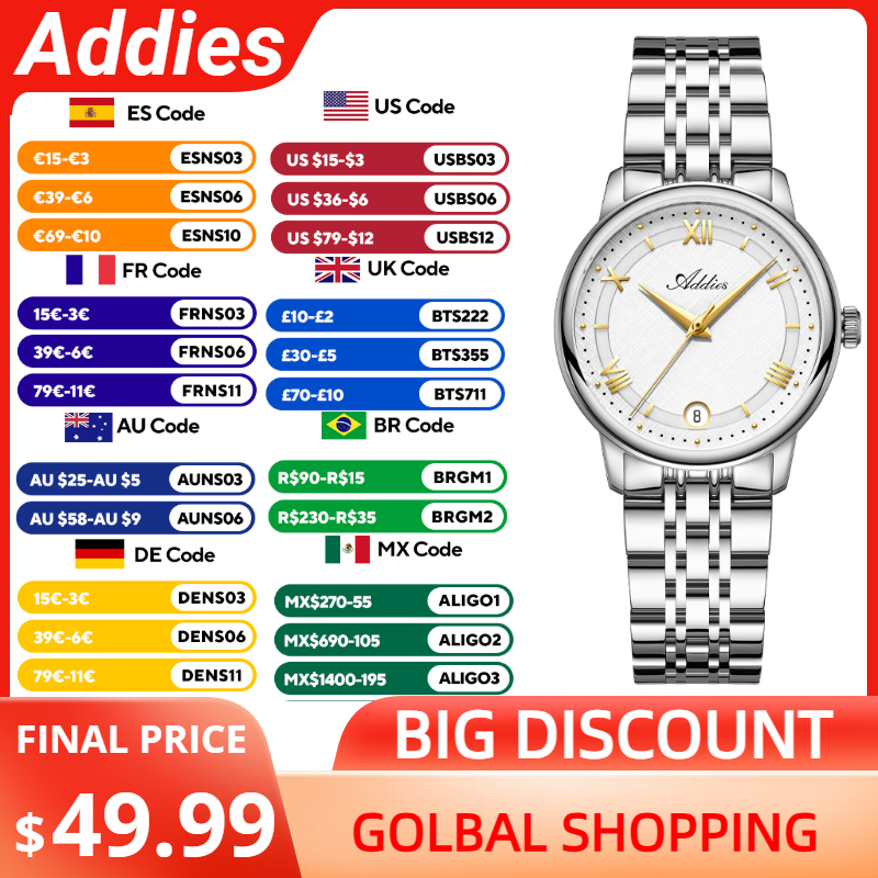 Luxury Watch & Jewellery - Addies Yeni Lüks Kadın Saatleri 31mm