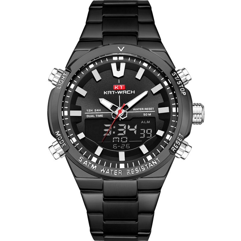 Luxury Watch Time - KAT-WACH erkek kuvars kol saatleri moda