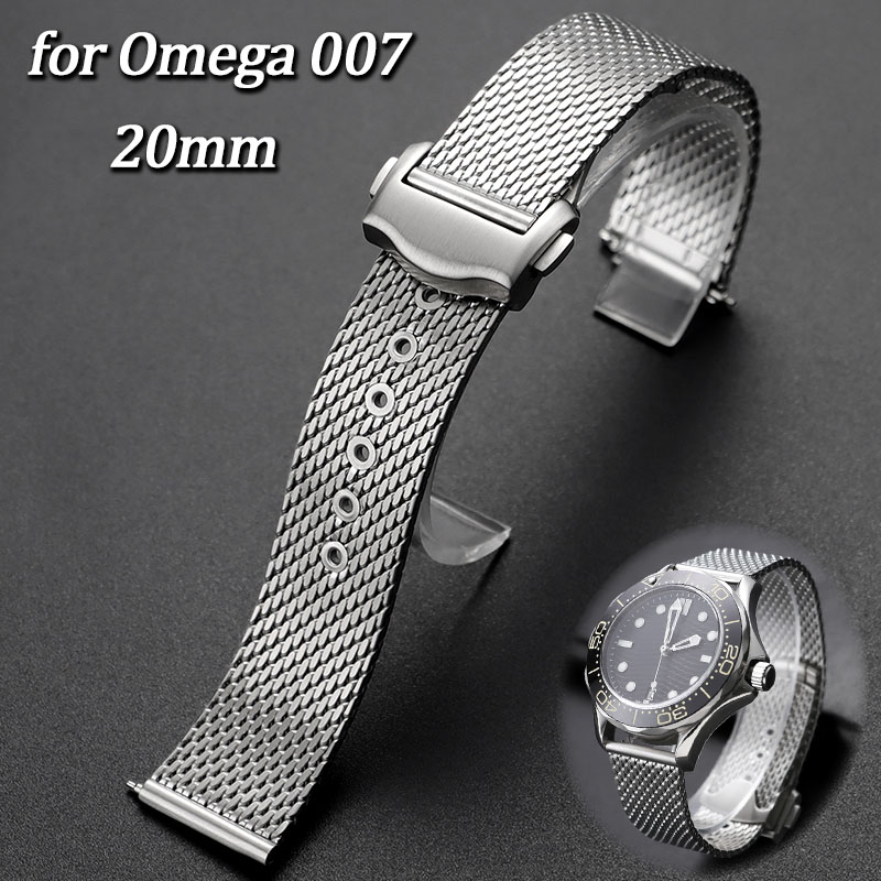 20mm Paslanmaz Çelik Hasır saa - Luxury Watch Omega incelemesi ve fiyatı