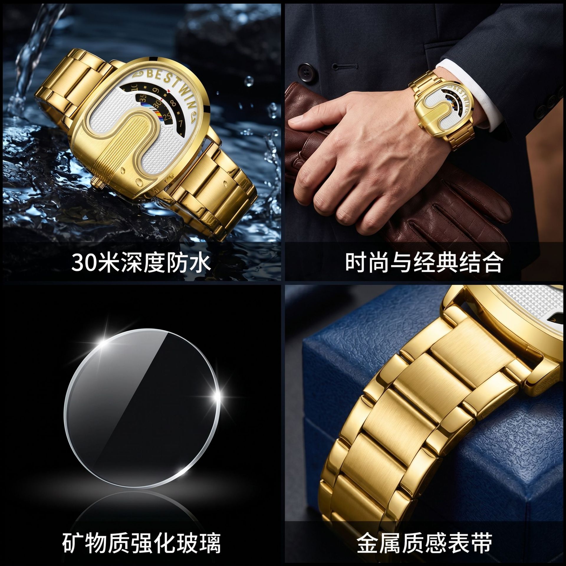 Altın Üst Düzey Marka Lüks Erk - Luxury Watch Brands incelemesi ve fiyatı