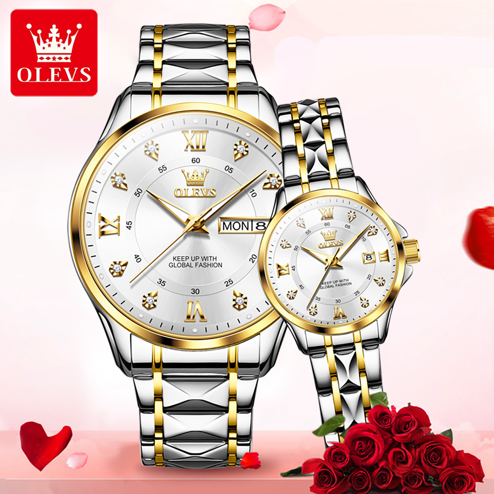 OLEVS 2906 sevgili saati Oriji - Luxury Watch Price incelemesi ve fiyatı