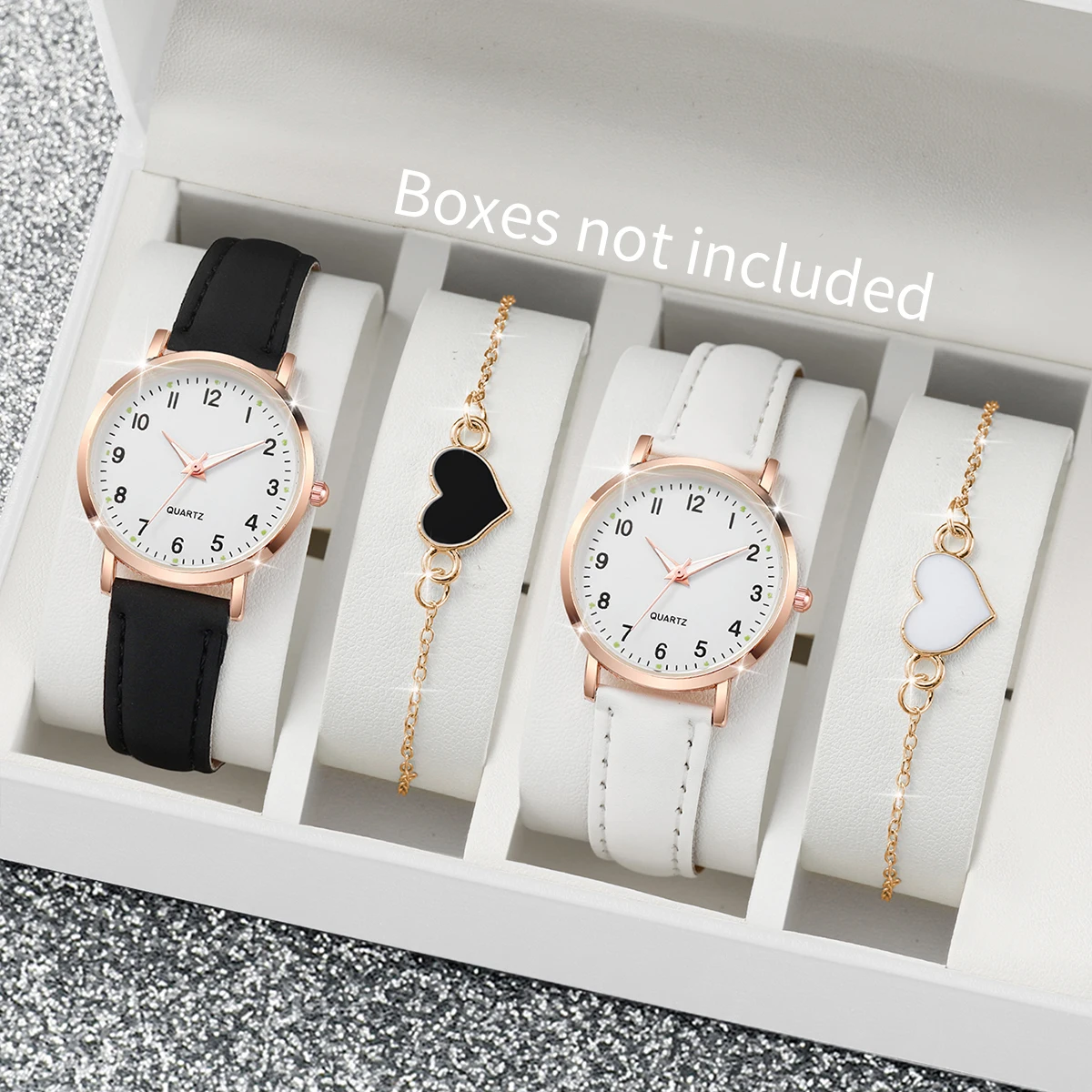 4/6 adet moda arapça kadran ka - Open Heart Watch incelemesi ve fiyatı