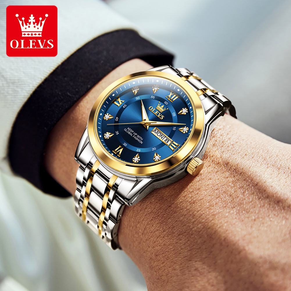 OLEVS Marka Moda erkek saatler - Luxury Watch Price incelemesi ve fiyatı