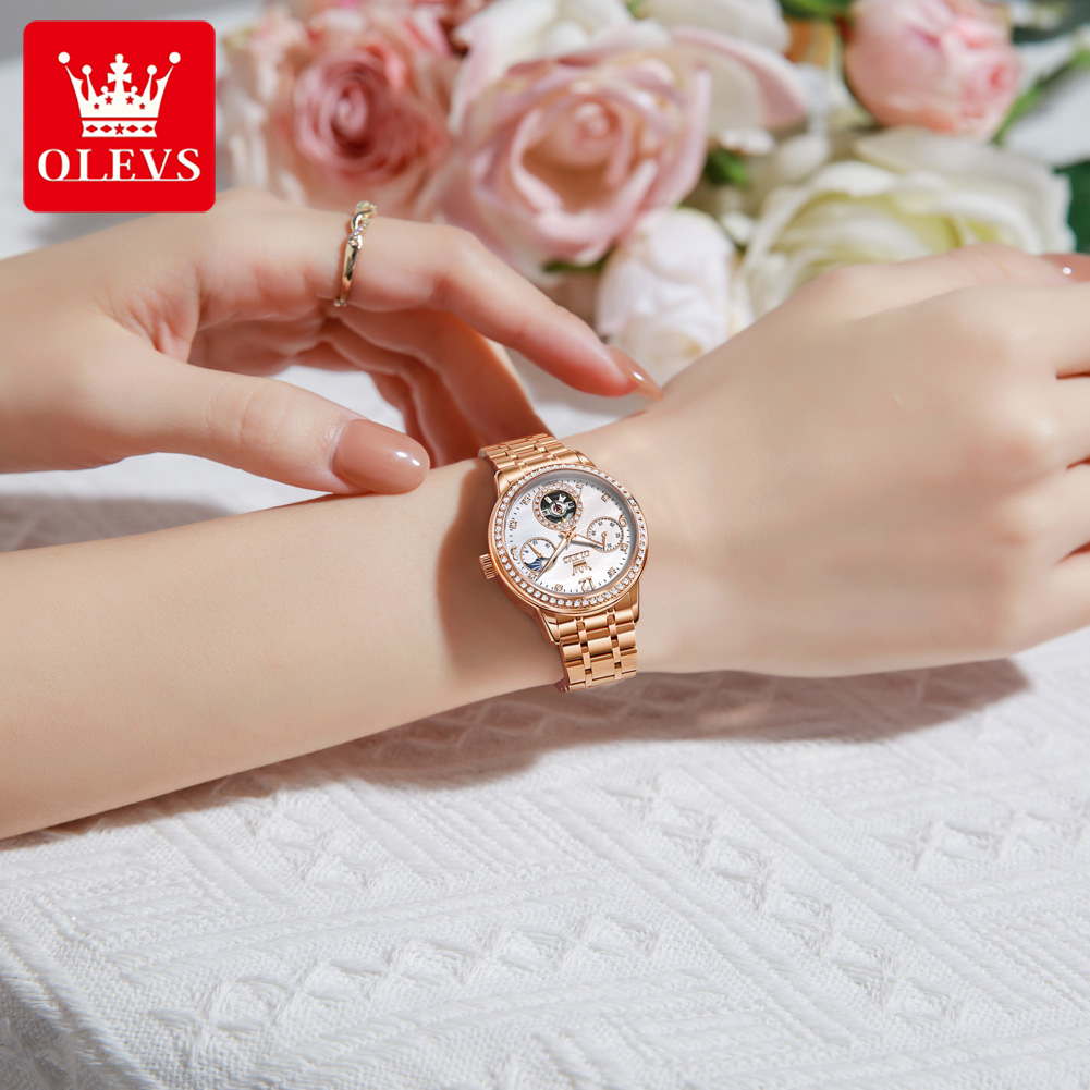 OLEVS kadın saatleri üst marka - Luxury Watch & Jewellery incelemesi ve fiyatı