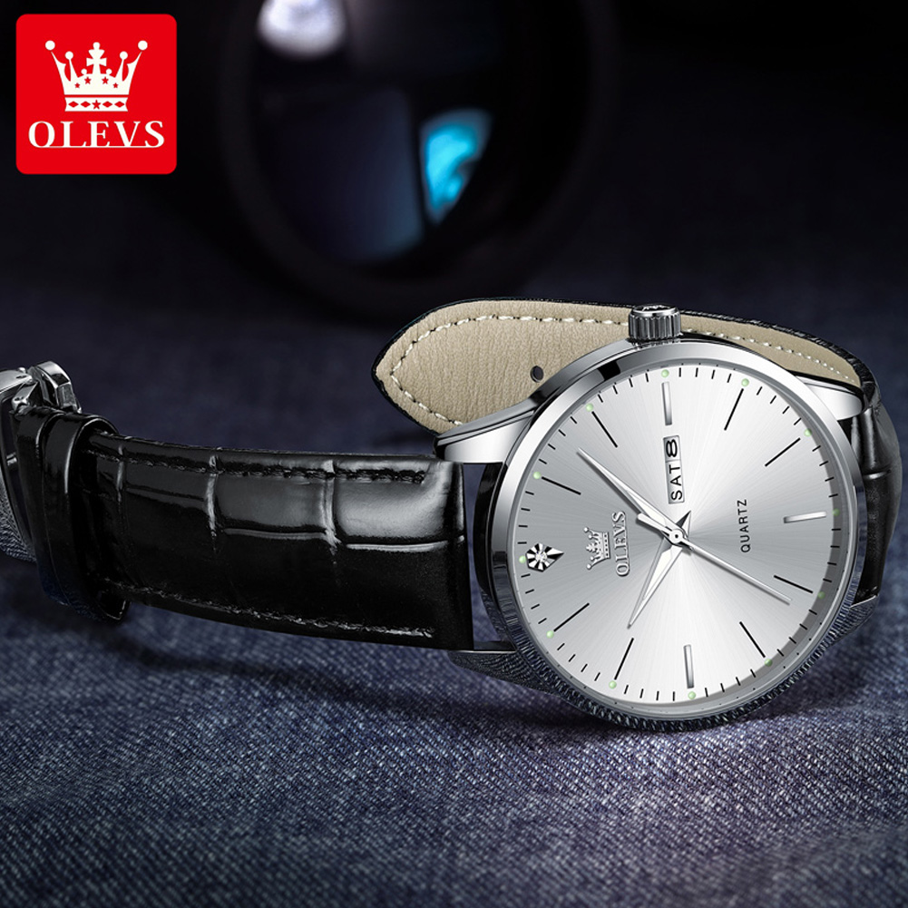 OLEVS 2935 erkek saati Çift Ta - Luxury Watch Longines incelemesi ve fiyatı
