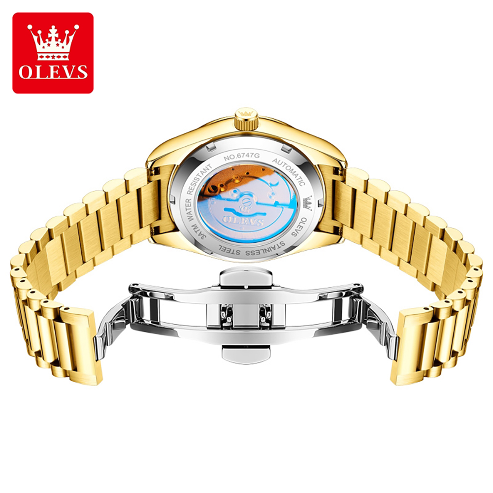 OLEVS 6747 lüks marka erkek ta - Luxury Watch Brands incelemesi ve fiyatı