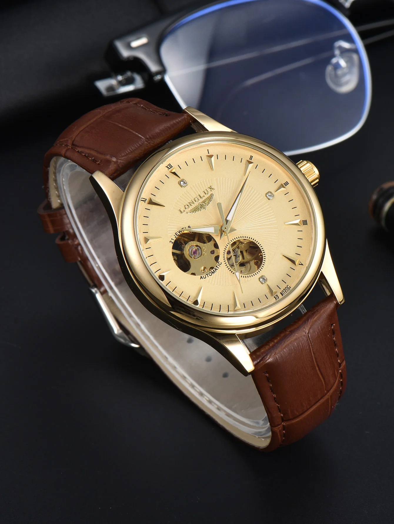 LONGLUX Otomatik Saat Zarif St - Open Heart Watch incelemesi ve fiyatı
