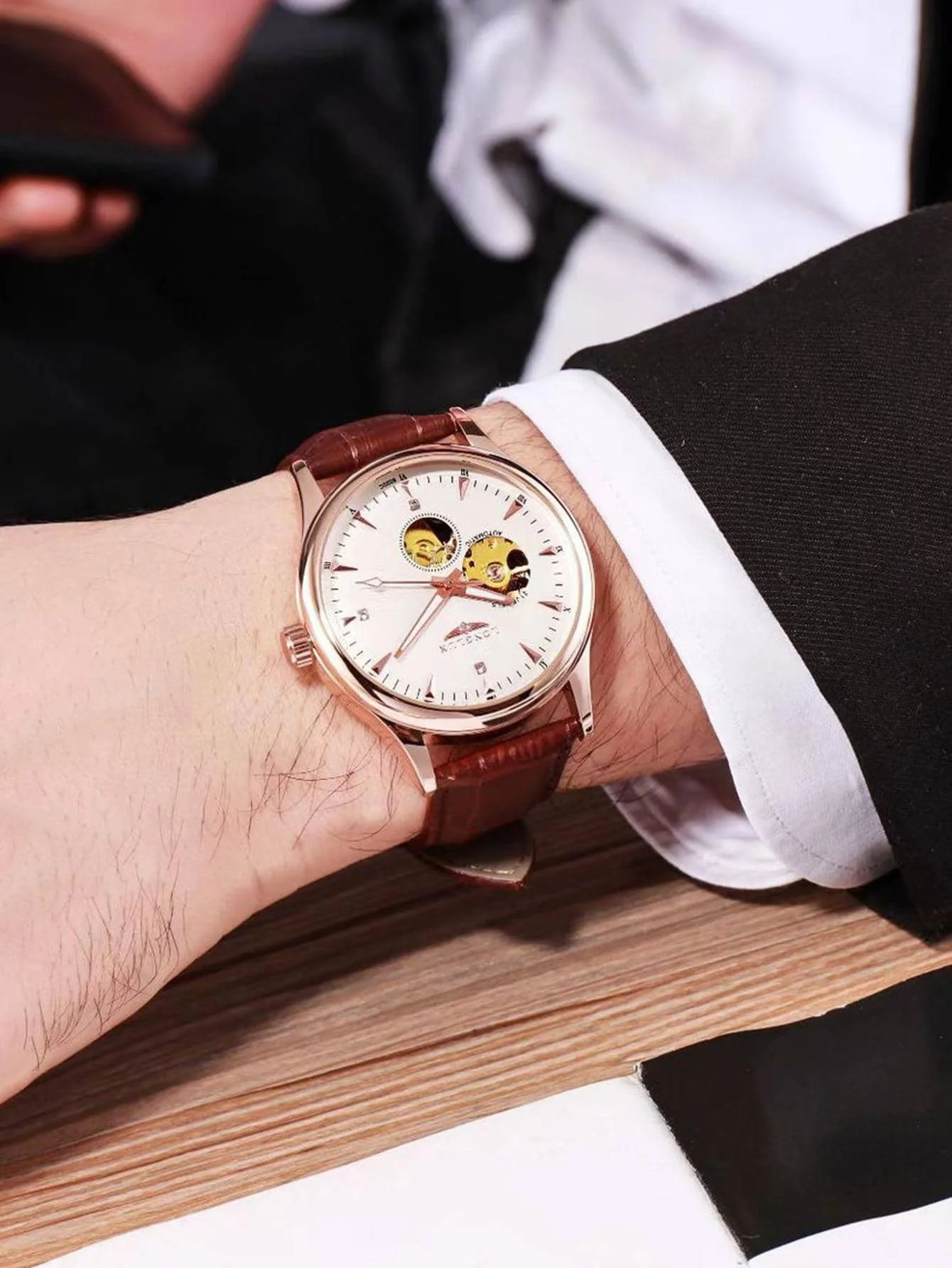 LONGLUX Otomatik Saat Zarif St - Open Heart Watch incelemesi ve fiyatı
